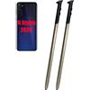 Alovexiong Confezione da 2 penne G Stylus 2020 di ricambio per Motorola Moto G Stylus 2020 XT2043 All Verison 2020 Touch Pen (nero)