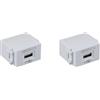 Mocturnity 2 di ricarica per cellulare, modulo di alimentazione USB, presa 220 V, trasformatore 5 V, 2,1 A, presa di ricarica USB, adattatore commutatore
