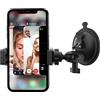 HzTinT TikTok - Supporto per telefono a specchio da doccia, supporto per telefono a ventosa per specchio da bagno, piastrelle da cucina, TikTok, YouTube, Instagram, Make Up Vlog Video Content Creator
