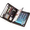 CONTACT'S FAMILY Vintage Multifunzionale Custodia in Pelle per 12.9 Pollice Tablet, Genuino Pieno Fiore Della Cassa Del Manicotto per 12.9 pollice iPad