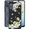 AQGG Custodia per ZTE Blade A53 PRO (6.52) Cover, Black Protettivo Sottile Morbido Silicone Custodia Protezioni Skin Bumper - RomanticismoE