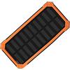 CCYLEZ Power Bank Solare Portatile, Doppie Porte USB, Ricarica Rapida per Tablet Telefonici, Alimentazione di Backup, Batteria Esterna 5 V 2,1 A (ORANGE)