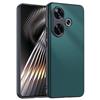 GIOPUEY Cover Compatibile con Xiaomi Poco F6, Pelle PU + PC Rigido Custodia, Speciale Struttura in Pelle Case，Anti-Impronta, AntiGraffio - Green