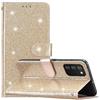 Tivenfezk Nadoli Glitter Cover per Samsung Galaxy A71,Portafoglio con Porta Carte in Pelle PU Cordino per Donna Magnetica Supporto Cavalletto Chiusura Protettiva Custodia