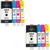 ZGXNE Compatibile per HP 934 935 934xl 935XL Cartuccia d'inchiostro Sostituzione Utilizzo per OfficeJet PRO 6230 6830 6835 6812 6815 6820 Stampante 2-Set