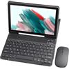 TSATAULE Tastiera Custodia per Samsung Galaxy Tab A8 10.5 2022, Italiano QWERTY Rimovibile Bluetooth Tastiera (SM-X200/X205/X207), Nero
