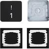 CTBDZ Tappo chiave individuale con cerniera di ricambio per MacBook Pro 13 15 modello A1706 A1707 A1708 2016-2017 anno (! 1 chiave)