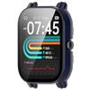 GIOPUEY Cover per P66D/P66/P66ED 1.85 Smartwatch, Pellicola Protettiva Vetro + Cornice in Plastica Rigida, P66D/P66/P66ED 1.85 Smartwatch Custodia - Blue