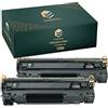 EMBRIIO CE285A 85A Kit 2 Cartuccia Toner Sostituzione per HP LaserJet Pro P1102w P1102 P1100 M1212nf P1101 P1103 MF3010 M1132 M1217nfw M1210 P1106 Canon i-SENSYS LBP6020 LBP6000 LBP6000B