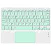 Haslbeck Tastiera Bluetooth Touchpad da 10 Pollici Compatibile con, IPadOS, Android e iOS Verde Inglese