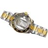 ROUHO 40mm Acciaio Inox Cassa Orologio Set Bracciale, Vetro Minerale Sostituzione Parti Modifica Cassa Orologio per Rolex Submariner