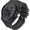 KXAITO Orologio sportivo militare da uomo, impermeabile, con visualizzazione della data, multifunzione, LED, sveglia, cronometro