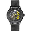 Pierre Lannier - Automatic watch Paddock - Automatic movimento dell'orologio - Spessore della cassa: 12.3 mm - Larghezza della cassa: 43 mm - Acciaio inossidabile - Noir - 5 ATM