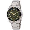 Longines Hydroconquest GMT L3.790.4.06.6 Orologio da uomo con quadrante verde automatico