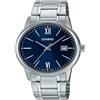 Casio Orologio analogico da uomo con quadrante blu