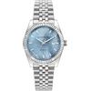 LUCIEN ROCHAT Orologio Donna in Acciaio, Tempo, Data, Analogico, 35 mm, Collezione BIENNE, Quadrante Celeste - R0453124511