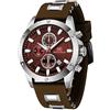 KXAITO Orologio sportivo analogico da uomo, orologio militare per esterni, a LED, cronometro, digitale, elettronico, grande, doppio schermo, impermeabile, tattico, da uomo, 0089 g argento, L