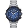 Breil Orologio UOMO B RISE quadrante MONO-COLORE BLU movimento CRONOGRAFO QUARZO e BRACCIALE ACCIAIO ARGENTO TW1983