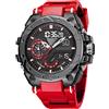 Forrader Orologio sportivo digitale da uomo con quadrante grande impermeabile militare orologi da polso per uomo con cronometro allarme LED luce posteriore