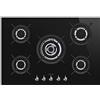 Smeg PV375CN Incasso Gas Nero piano cottura