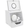 Zoobotanica Mini Lavastoviglie, 800 W, indipendente, portatile, lavastoviglie, 4 modalità di lavaggio, controllo touch, display a LED, per appartamenti, dormitori e campeggio