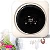 Generic Lavatrice automatica indipendente per biancheria intima da 3,5 l, completamente piccola, portatile, elettrica compatta da parete con asciugatrice, efficiente per il bucato in appartamento