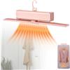 MeLtor Asciugatrice Portatile, 400 W, Temperatura Costante 80 ℃, Bassa Rumorosità Stendino Elettrico Asciugabiancheria, Per Appartamenti, Dormitori, Viaggi,Pink