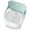 WolFum Mini Lavatrice Automatica Domestica 3.8L Portatile ad Ultrasuoni Turbo Lavatrice Lavaggio Intimo (Colore : Wit)