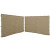 QUICK STAR 2 pannelli laterali con cerniera, 250 x 192 cm, per gazebo Nizza, 3 x 3 m, parete laterale, sabbia RAL 1001