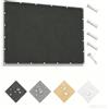 AUWUUA Telo Ombreggiante con occhielli 0.8x1M Vela ombreggiante Impermeabile Rettangolare, Tenda ombreggiante, Protezione UV 95% per Esterni Pergola Piante Da Patio Serra Auto Piscina, Antracite