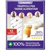 Wolkenfeld Trappole Adesive per Farfalline 12x - Antitarme Alimentari con Feromoni - Monitoraggio Dispensa e Cucina - 100% Naturale Senza Spray né Biocidi - Prodotto in Germania - 12 Fogli Adesivi