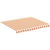 vidaXL Tessuto di Ricambio per Tenda da Sole Giallo e Arancio 3x2,5 m