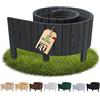 Floranica Bordo Giardino Flessibile 40 x 200 cm Grigio scuro Bordi Aiuole Legno Bordura per Giardino Rollborder Palizzata