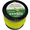 SikuroTech Filo Decespugliatore Professionale 3,00 mm x 56 m - Nylon Quadrato Alta Resistenza - Compatibile con Decespugliatori Universali - Codice 30291 - Bobina Pratica e Compatta (Quadro 3x56)
