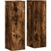 vidaXL Supporti per Piante 2 pz Rovere 25x25x80 cm Legno Multistrato, Supporto per Fiori, Supporto per vasi per Piante, Supporto per vasi per Piante