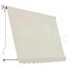 CILVANI SRL CILVANI TENDA DA SOLE A CADUTA CON MANTOVANA SENZA CASSONETTO 300X250 250X250 100X250 BRACCI REGOLABILI TESSUTO IMPERMEABILE (300X250 BEIGE)