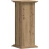vidaXL Supporto per Piante Rovere Artigianale 33x33x80 cm Multistrato, Supporto per Fiori, Supporto per vasi per Piante, Supporto per vasi per Piante