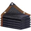 KOKANIGODVA Telo Ombreggiante Nera 2x10M Rete Ombreggiante con occhielli,90% Tessuto Ombreggiantes/UV del sole Protezione,HDPE Panno Vele parasole per Esterni Pergola Piante Da Patio Serra Auto Piscina