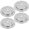 Yardenfun Set da 4 Prese D'Aria per Griglia in Acciaio Inox Copertura Ventilazione Forno e Barbecue Valvola di Sfiato per Affumicatore Resistente al Calore e Antiruggine Ricambi per