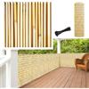 FaccioneerZ Rotoli Di Recinzione In Bambù Rotolo Di Recinzione In Canne Naturali 70x200 80x300 90x450 100x500 120x600cm Privacy Recinzioni Decorative Da Giardino Intemperie/Protezione Solare Per Balcone Gazebo(Na