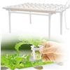 XUEMANSHOP Kit Idroponica Completo, 54 Piantine a 1 Strati in PVC Sistema di Coltura Idroponica Adatto Soprattutto per Coltura Acquatica e Ortaggi Idroponici