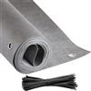 COVER IT Telo Frangivista con Occhielli Grigio 85 x 600 cm per Balcone