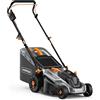 VonHaus Tagliaerba Elettrico - Tosaerba Elettrico con Filo e Sacca di Raccolta, Ampiezza Lavoro 430 mm, Manubrio Pieghevole Regolabile in Altezza, 5 Modalità, Electric Corded Lawn Mower (1800 W)