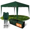 Kronenburg Gazebo Pieghevole 2x2m Impermeabile con Protezione UV 50+, Padiglione Rapido da Giardino, Incluso Borsa e Picchetti, Struttura Robusta, Altezza Regolabile, Vert