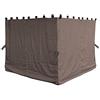QUICK STAR Quick-Star - 4 pareti Laterali per Gazebo Paris, 3 x 3 m, Colore: Tortora
