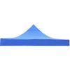 WUUISDNX Telone parasole - Forte e resistente all'acqua per gazebo esterno Telone per tetto in tela cerata Copertura per baldacchino per esterni, blu, 2.9x2.9