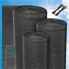 Sol Royal Telo ombreggiante 2500x100cm - Rete ombreggiante 165 g/m² - frangivento frangivista - Antracite - Tessuto HDPE con Fascette - Recinzione in Tessuto per Serra, Giardino e Balcone SG80
