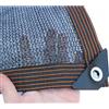 LLPEIJIE026 Rete Ombreggiante a 4 Pin,Tessuto Schermo Privacy,Awnings,Rete Telo Ombra a Rete Traspirante 60%-70%,per Serra/Giardino/Domestico/Pianta/Terrazzo/Balcone (3x3m/9.8x9.8ft)