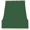 IlGruppone Tenda da sole tessuto resistente per balcone con anelli lavabile a caduta - Verde - 140x300 cm
