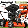 IMJ-Global Arieggiatore 3 in 1 Scarificatore 5 CV a Scoppio 196cc 3,8kW Motore 4 Tempi Benzina per Prato | 2 Rulli Intercambiabili | 8 Livelli di Regolazione in Altezza| Cestello Incluso